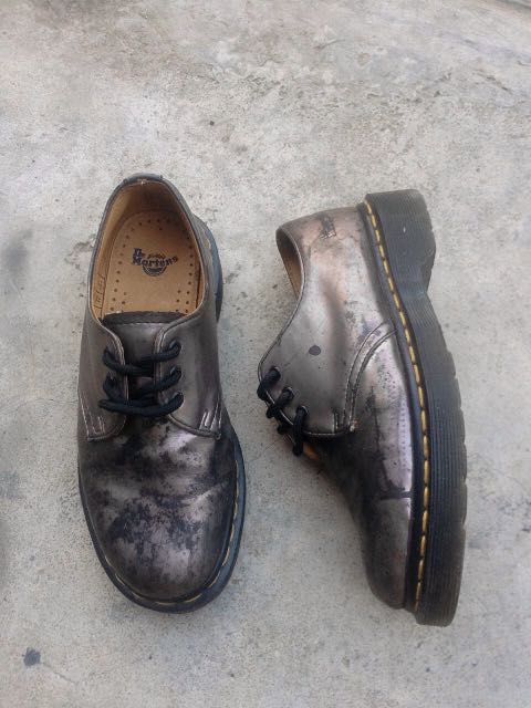 dr marten silver
