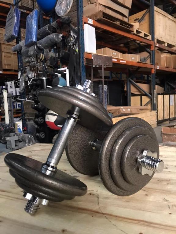 Cast iron best sale dumbbells 40kg