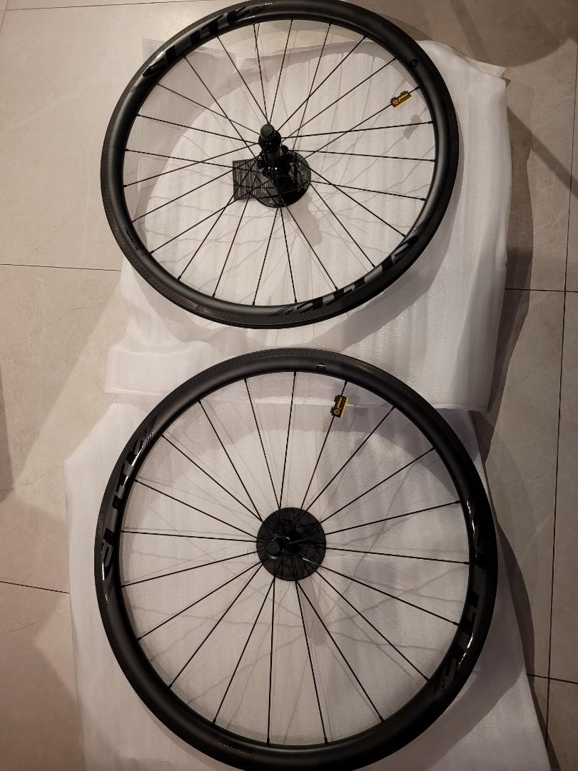 Elitewheels SLT Aero Carbon Wheelset with Ceramic Bearing 700x25 38mm depth