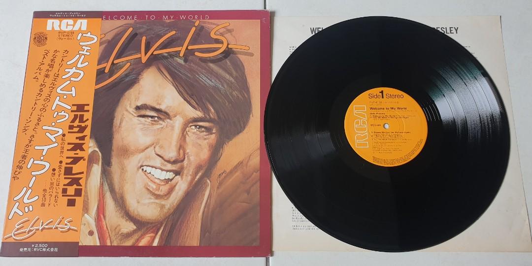 Elvis Presley ~ Welcome To My World ( Japan Press ) LP, Hobbies & Toys,  Music & Media, CDs & DVDs on Carousell