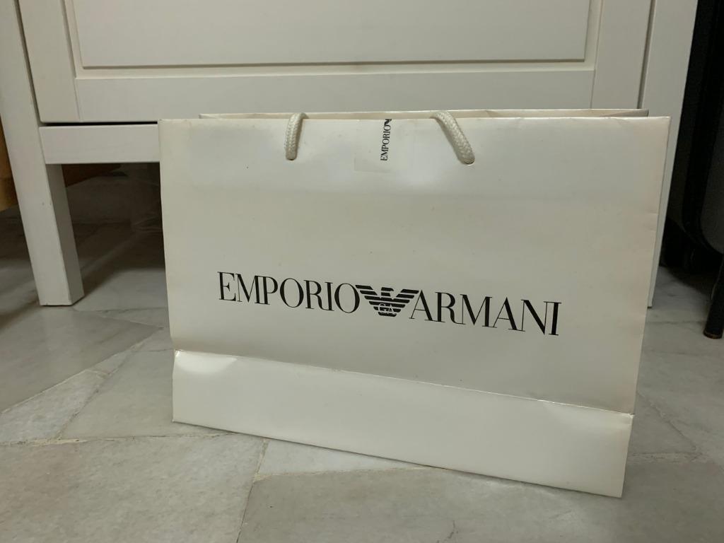 Armani top gift bag