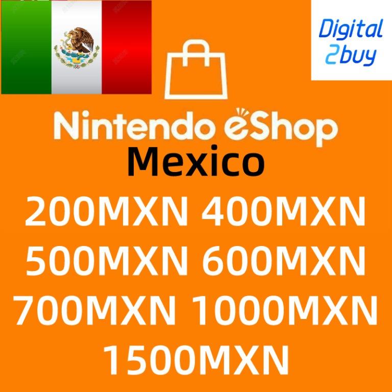 eshop card Mexico MX for Nintendo Switch eshop gift card ...