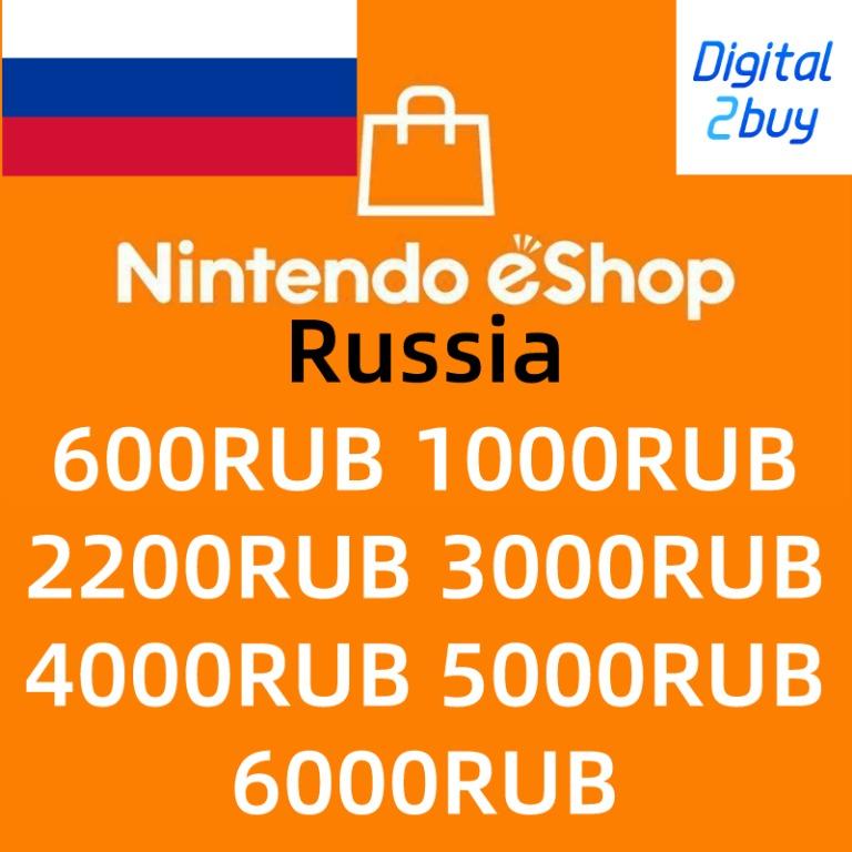 Nintendo eshop card russia online