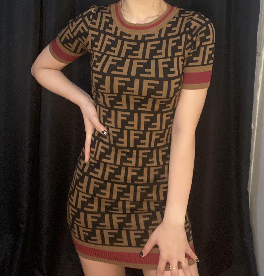 Fendi monogram dress online replica