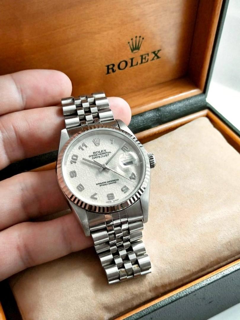 Rolex datejust hotsell arabic numbers