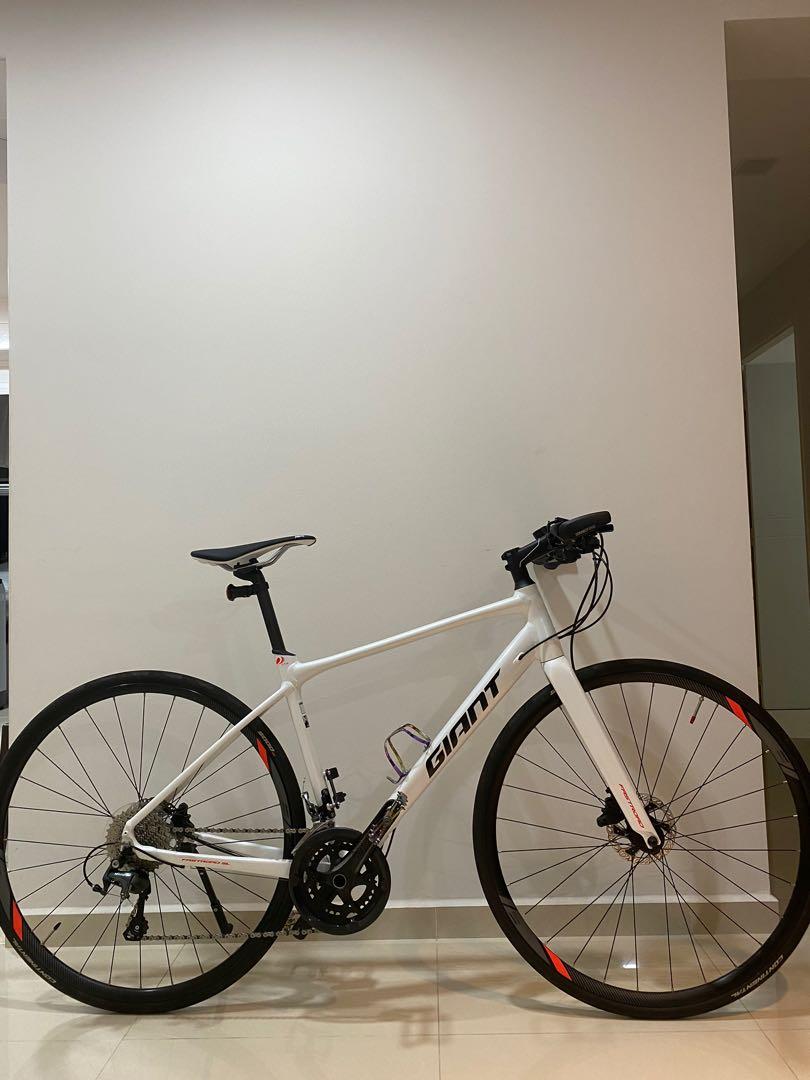 Carbon fork hybrid bike discount