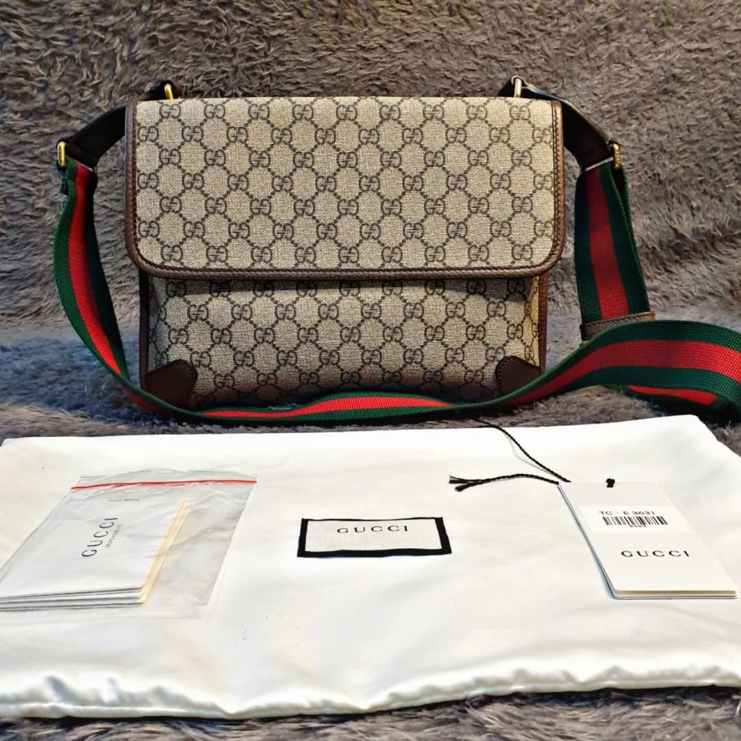 Gucci Neo Vintage Messenger, Barang Mewah, Tas & Dompet di Carousell