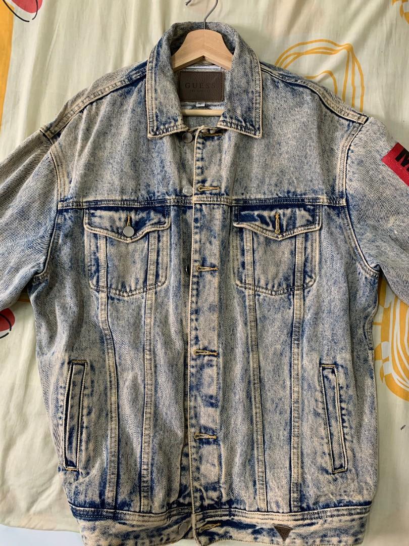 GUESS Originals Kit Denim Jacket at Amazon Men's Clothing store
