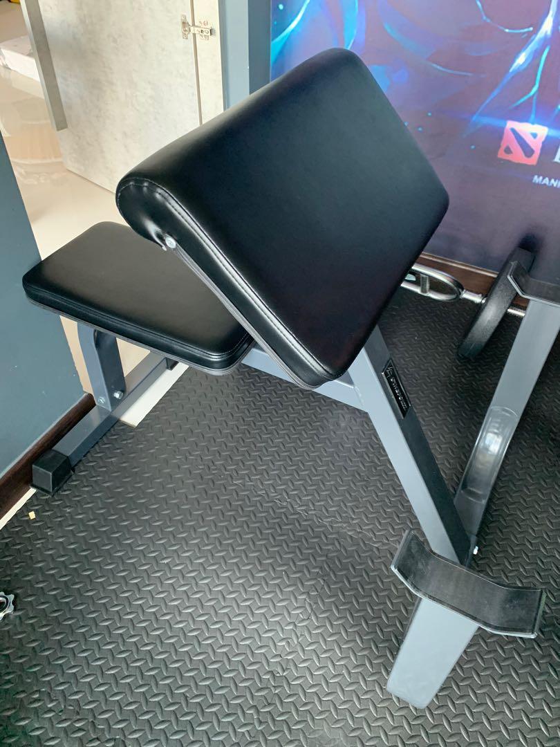 York preacher curl discount bench