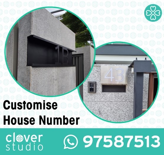 House Home Unit Number Sign Display Furniture Home Living Home Decor Other Home Decor On Carousell