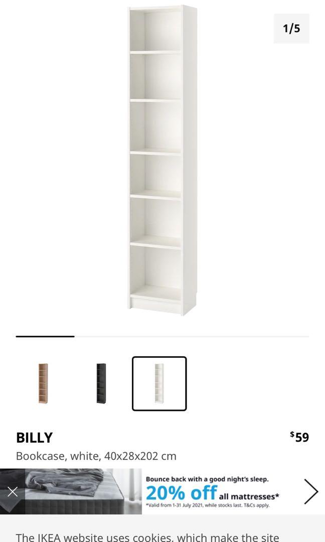 soep Faeröer landheer IKEA Billy Bookcase, Furniture & Home Living, Furniture, Shelves, Cabinets  & Racks on Carousell