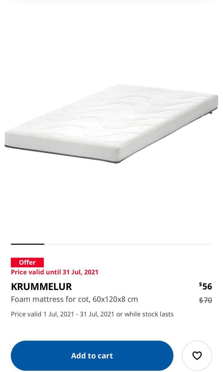IKEA Mattress Furniture Home Living Furniture Bed Frames