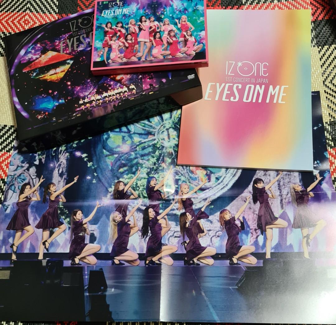 IZ*ONE EYES ON ME JAPAN DVD BLU-RAY CONCERT BOX SET PHOTOCARD PHOTOBOOK  TRADING CARD POSTER LIMITED SHOP IZONE EUNBI SAKURA HYEWON YENA CHAEYEON