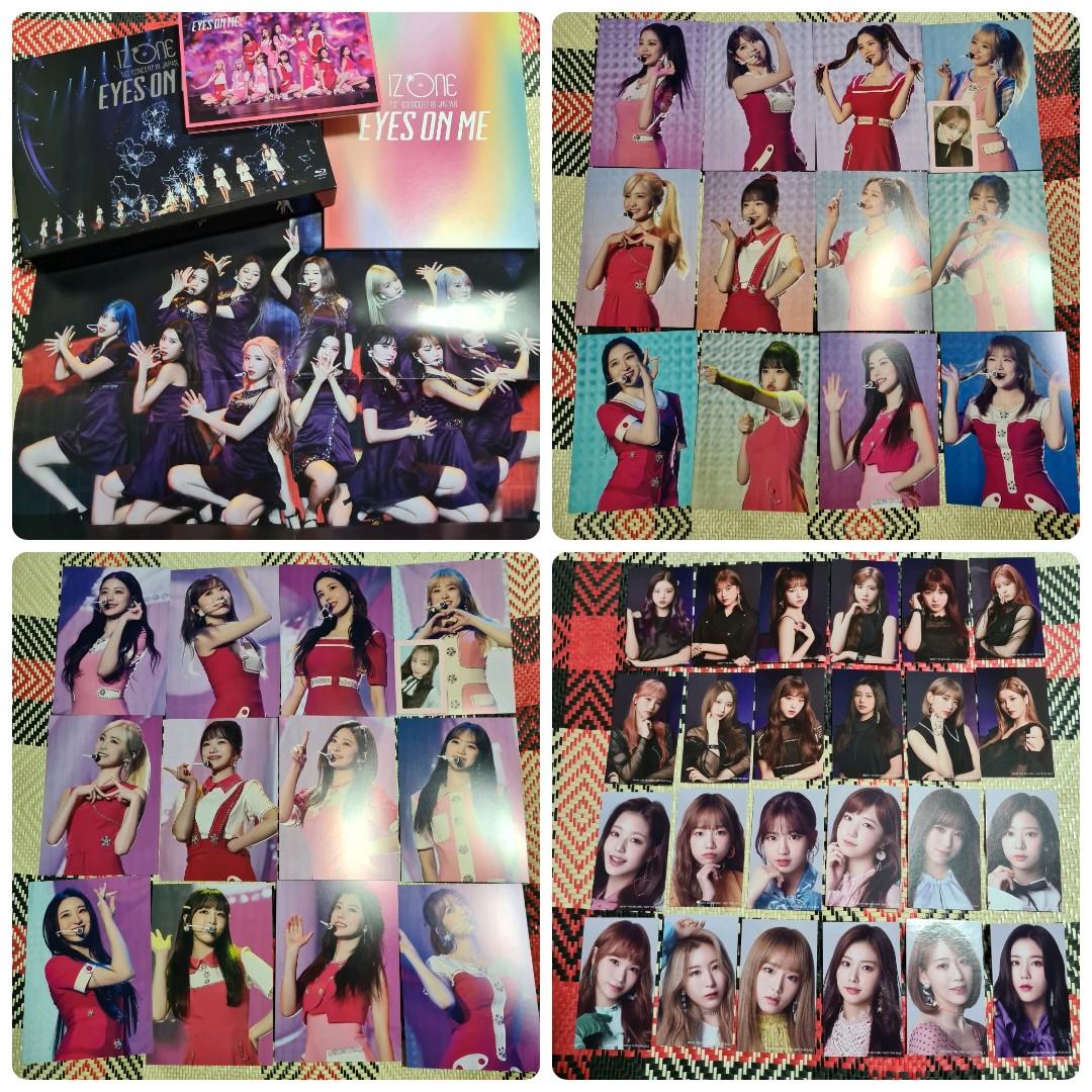 IZ*ONE EYES ON ME JAPAN DVD BLU-RAY CONCERT BOX SET PHOTOCARD PHOTOBOOK  TRADING CARD POSTER LIMITED SHOP IZONE EUNBI SAKURA HYEWON YENA CHAEYEON 