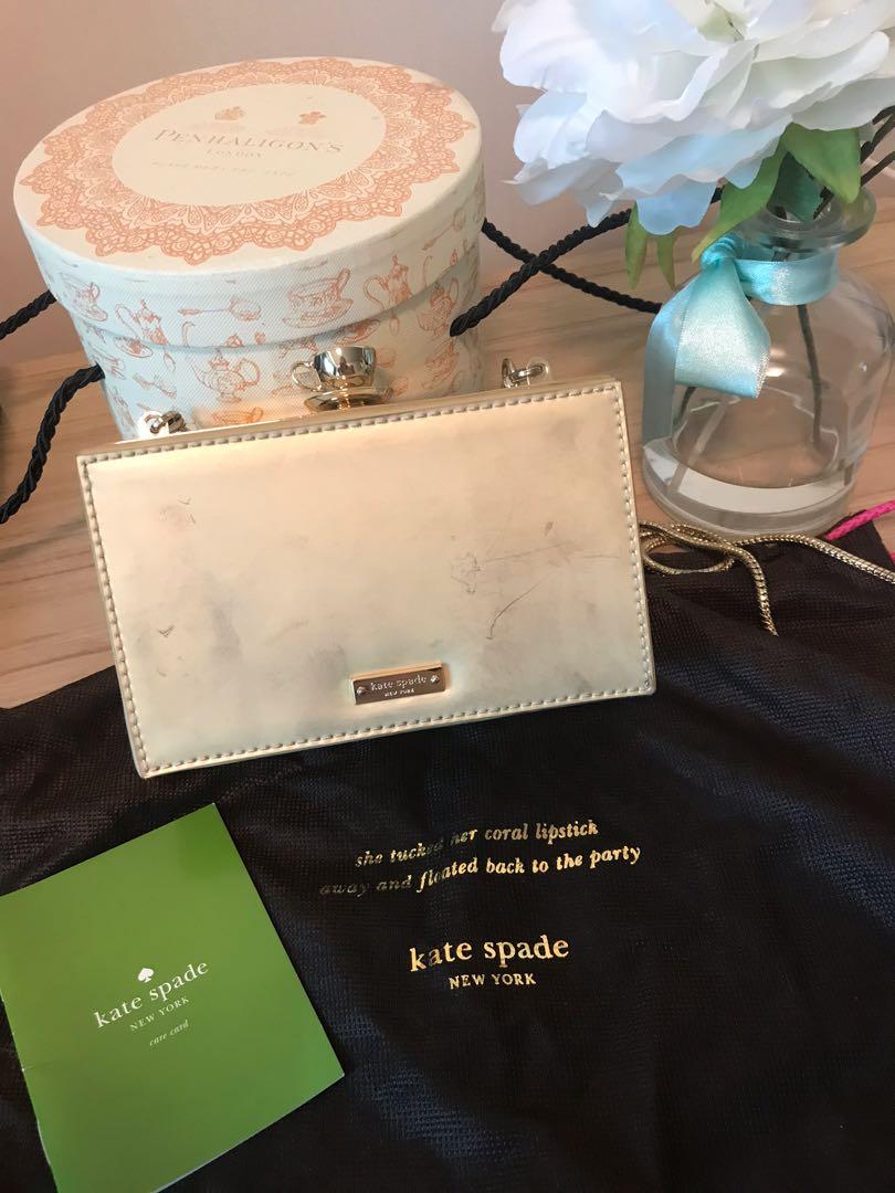 Kate spade tea clutch clearance
