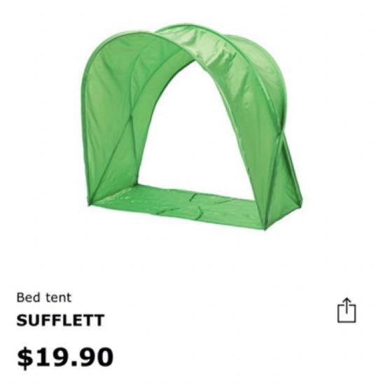 Kids Bed tent IKEA, Babies & Kids, Baby Nursery & Kids Furniture