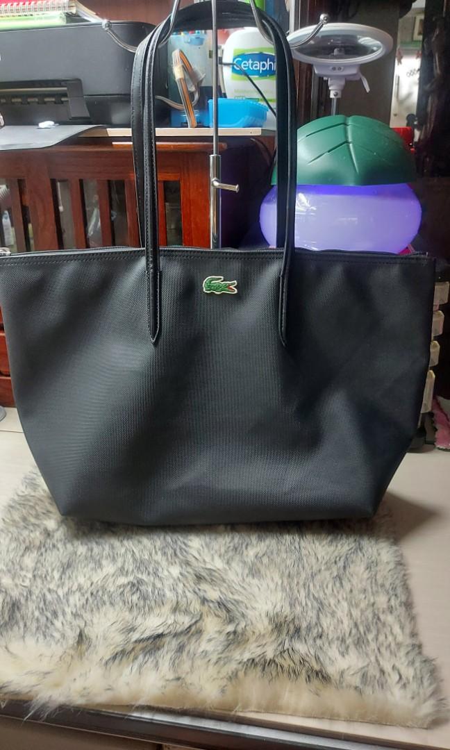 Lacoste Women's L.12.12 Concept Zip Tote Bag, Luxury, Bags 
