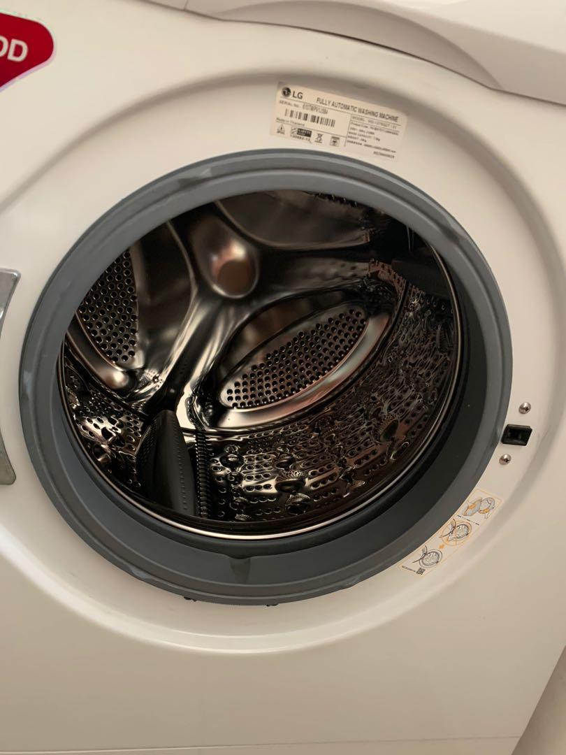 LG 7.5kg Front Load Washing Machine (WD1275QDT), TV & Home Appliances