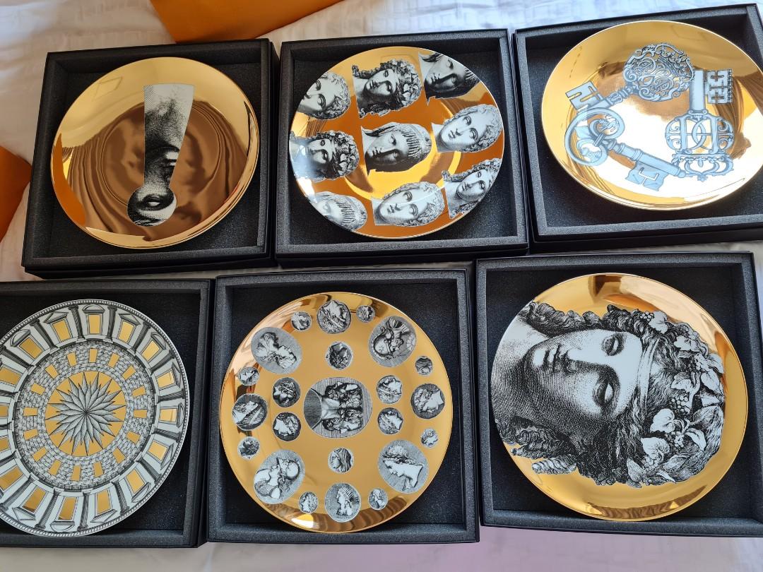 LV Fornasetti Plates (complete set!) On hand
