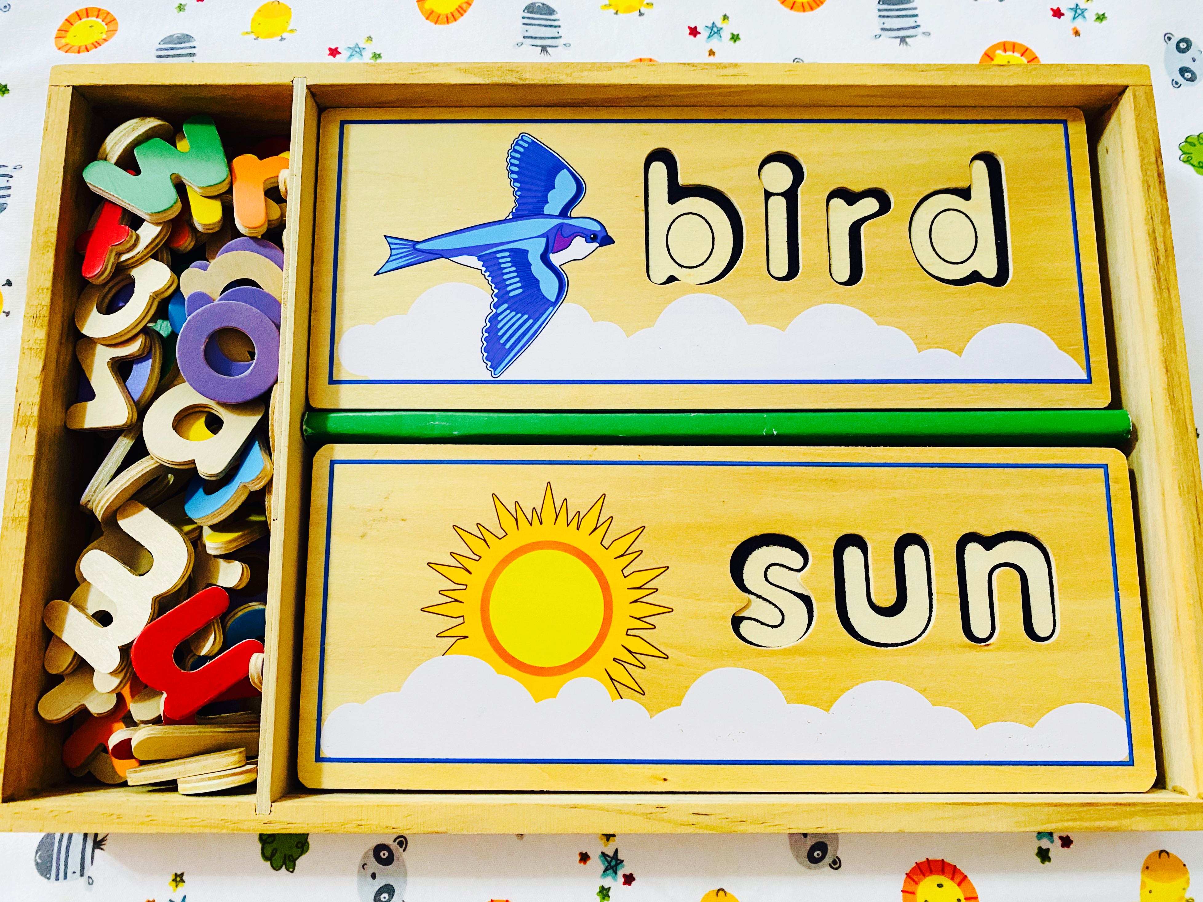 See and spell learning sale toy
