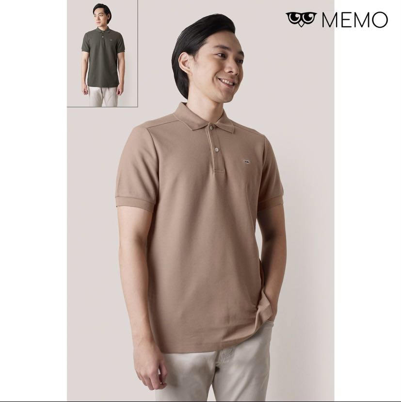 Memo Ultimate Basics Men s Owl Polo Taupe