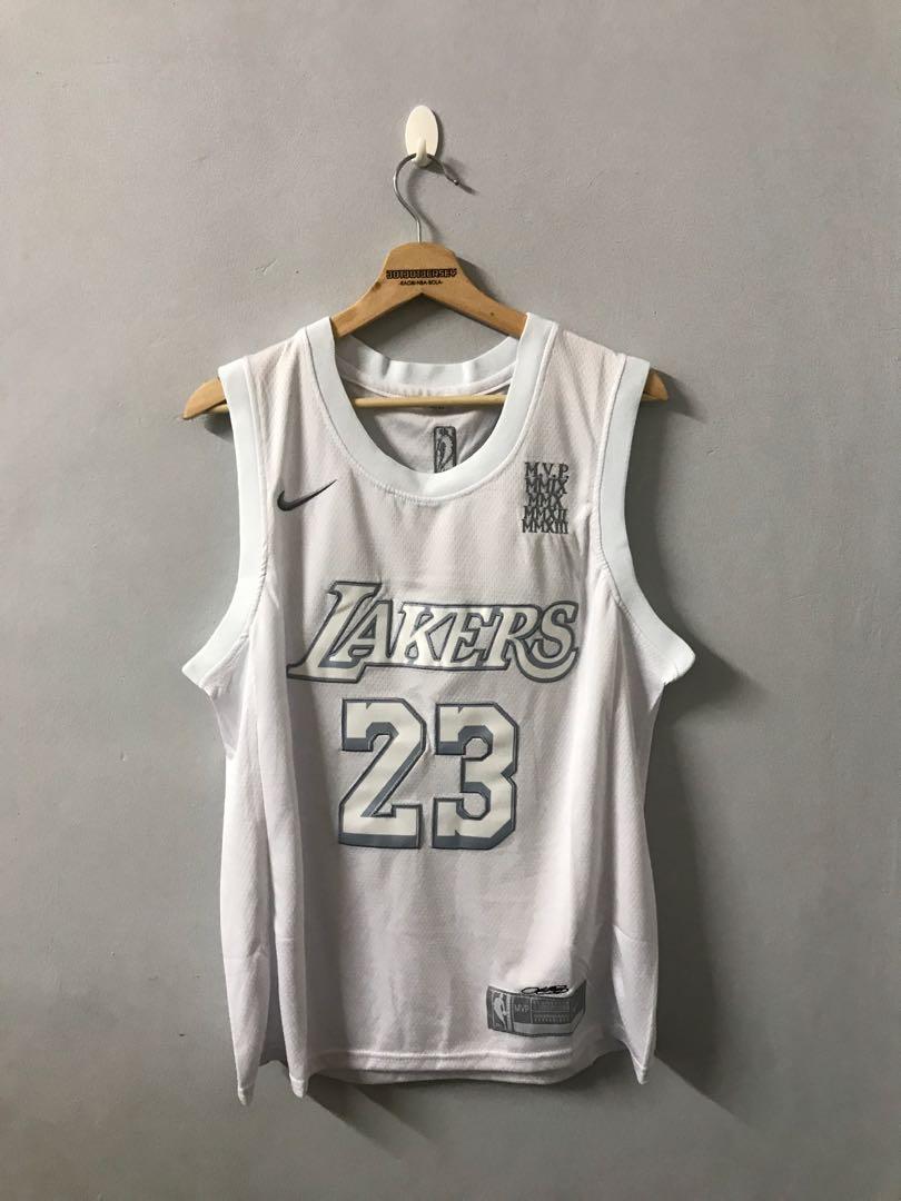 Nba Jersey Lakers 23 James MVP All White, Men's Fashion, Activewear on  Carousell