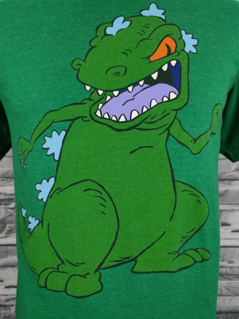 Nickelodeon Rugrats Reptar Dinosaur Green Shirt, Men's Fashion, Tops ...