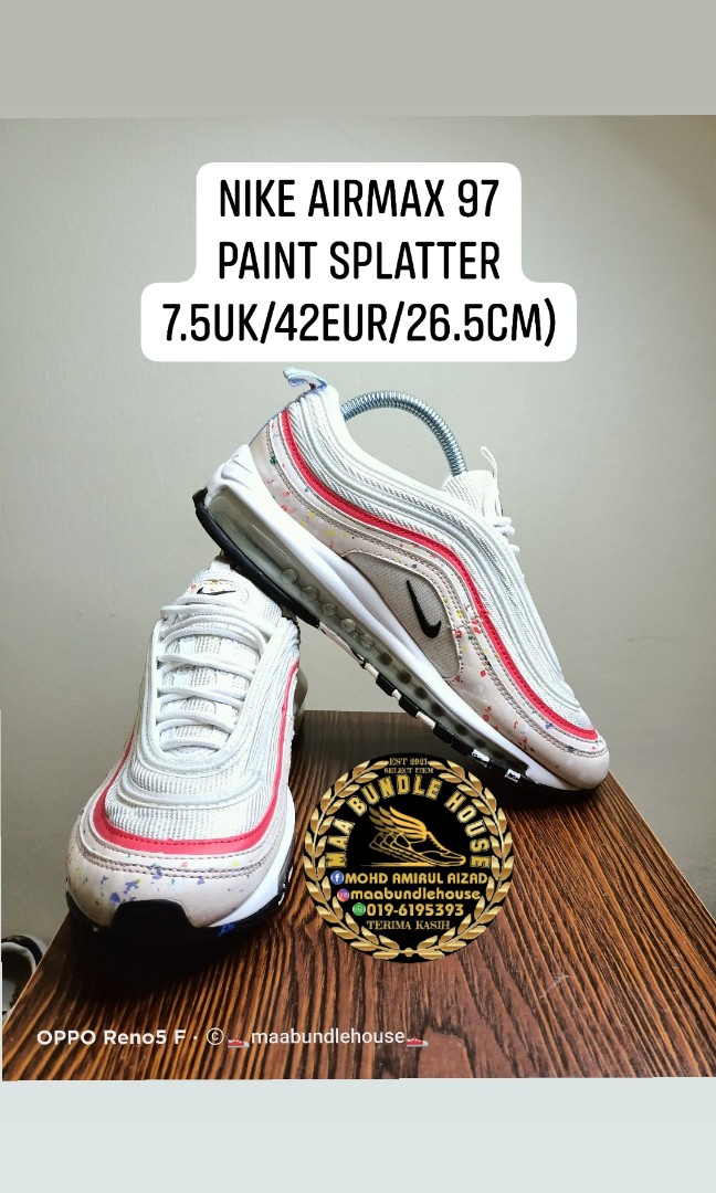 Paint splatter air max 97 2025