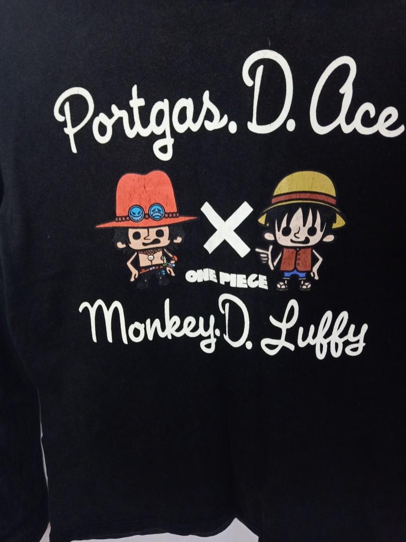 One Piece Tshirt Portgas D Ace X Monkey D Luffy Antiques Vintage Collectibles On Carousell