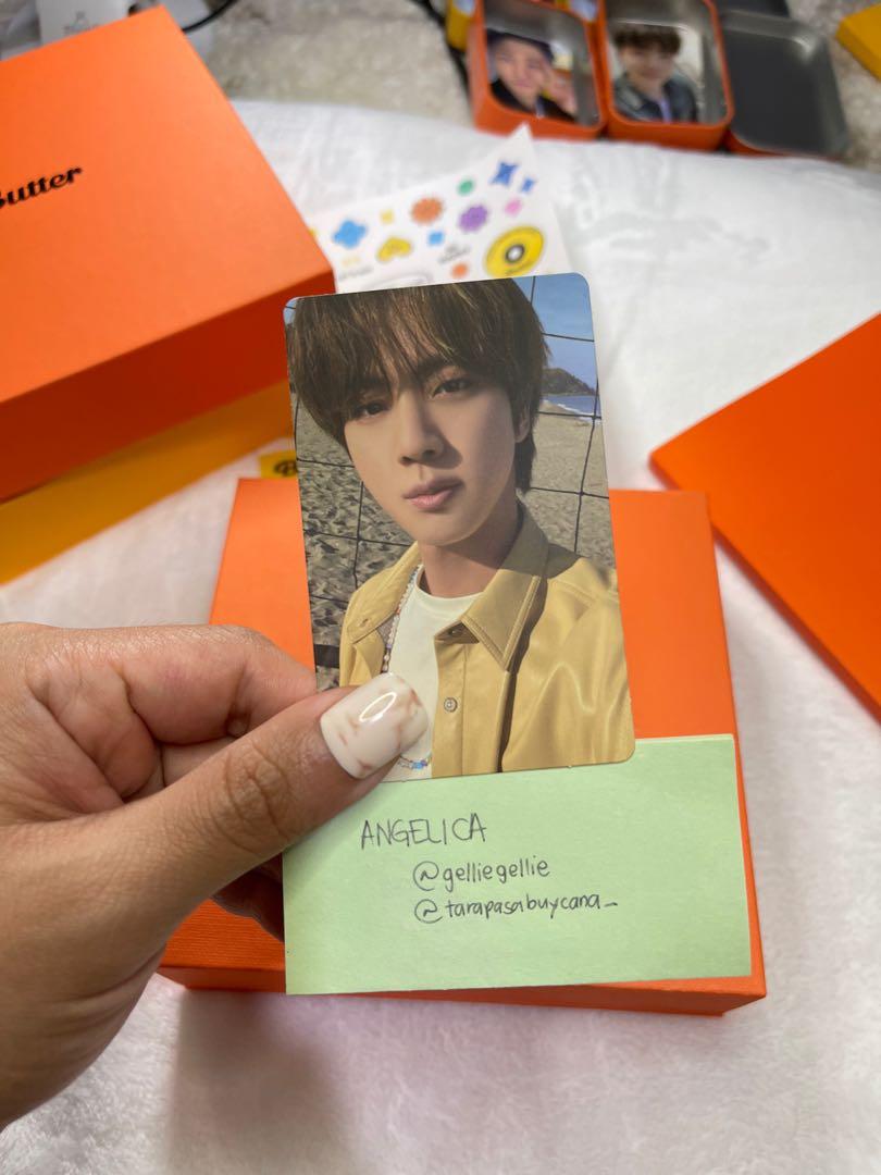 ONHAND] JIN BTS Butter Peaches Version Photo Card, Hobbies & Toys
