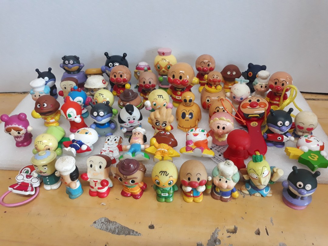 Original Anpanman Japan Authentic Collectible Toys (Lot of 50+pcs, Take ...