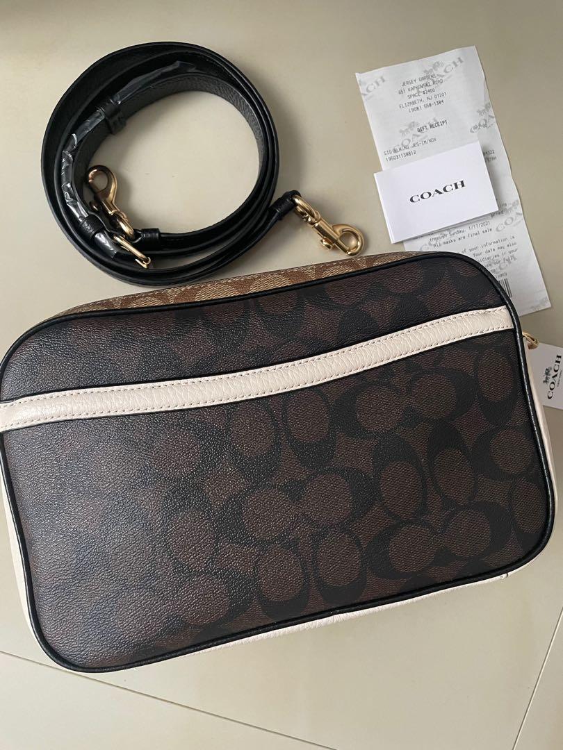 Original Coach Jes Tricolor double zip crossbody bag Brand new, Women's