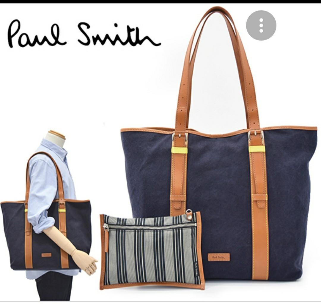 Paul smith canvas tote bag new arrivals