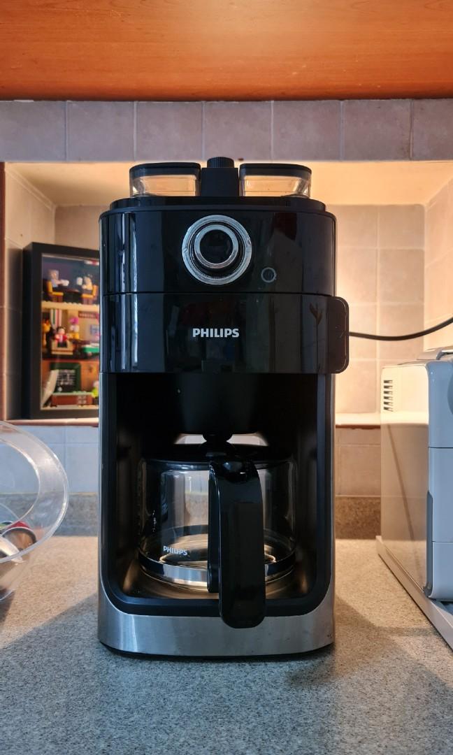 Philips HD7762 Grind and Brew Coffee Maker, TV & Home Appliances