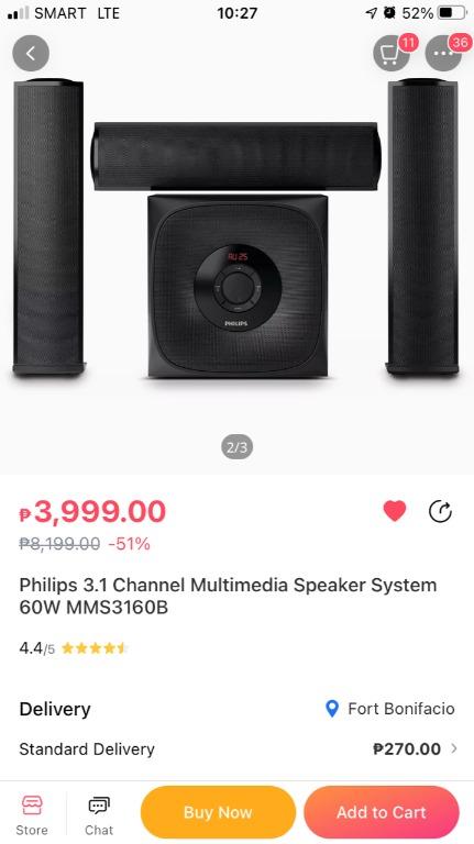 Philips mms3160b on sale