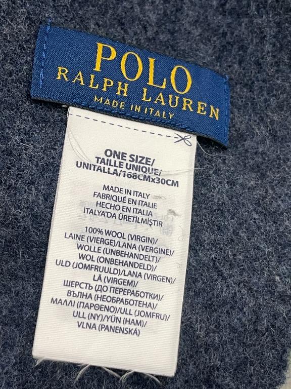 Polo label on sale scarf