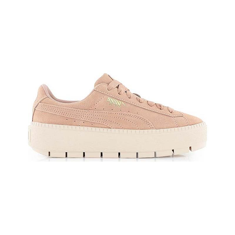 Puma suede outlet platform white
