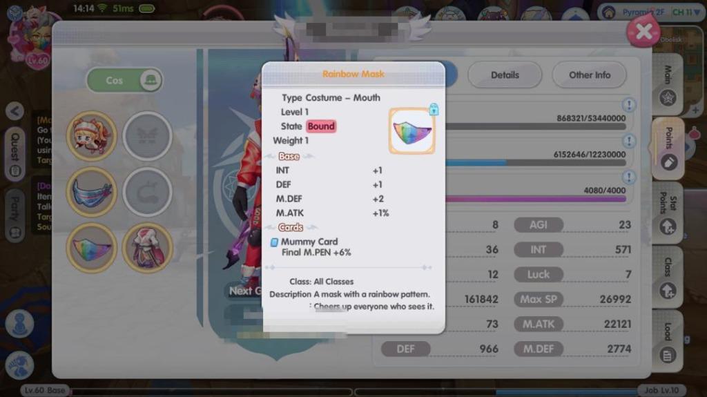 Ragnarok X High Wizard, M.atk 22k, awakened shadow equipment