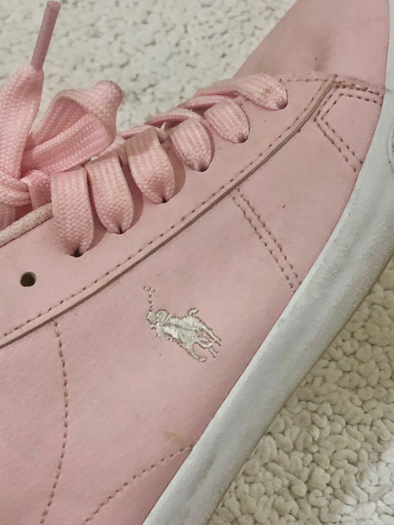 Polo ralph store lauren pink shoes