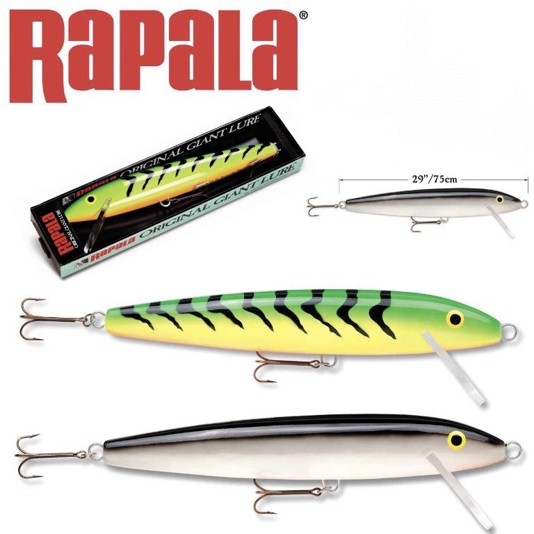 Rapala giant lure 29, Sports Equipment, Fishing on Carousell