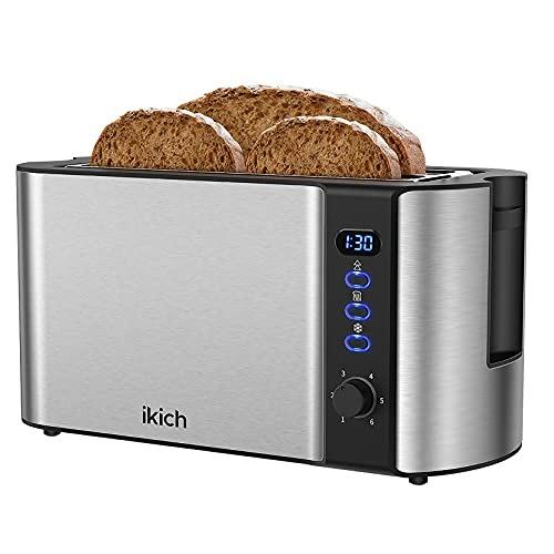 !Restock IKICH 4Slice Upgraded [LED Countdown Display ] Stainless