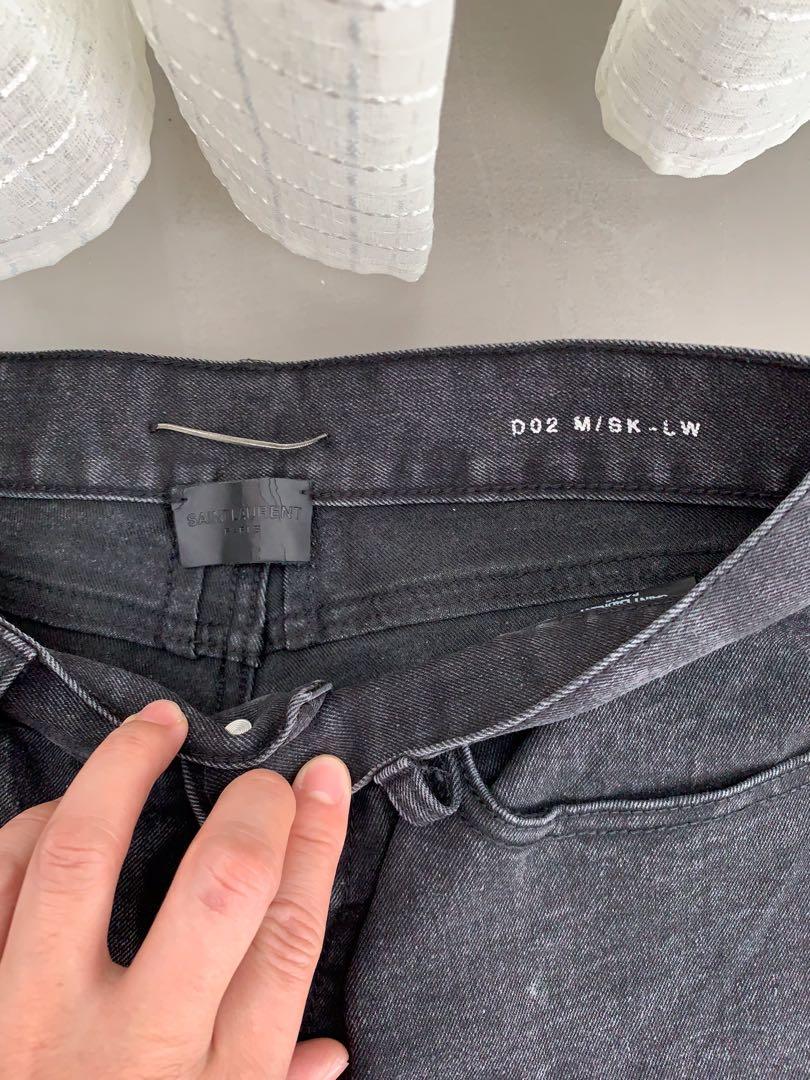 Saint Laurent jeans (Category: Luxury Apparel) located in Binan City. Submitted by finders_market (Listing ID 1103906593, Image 3). Description: Used twice Mop: bpi/gcash Delivery via lalamove Delivery fee c/o buyer.