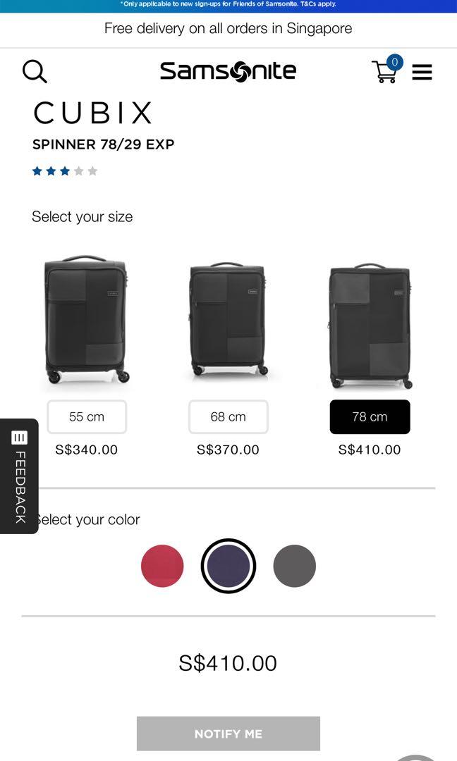 Samsonite Cubix Spinner Set