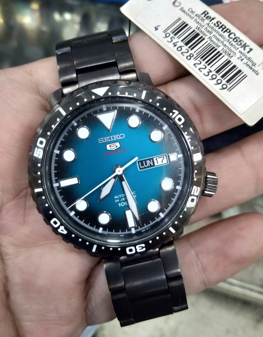 Seiko 5 Sports 100m 'Bottle Cap' SRPC65K1, Men's Fashion, Watches &  Accessories, Watches on Carousell