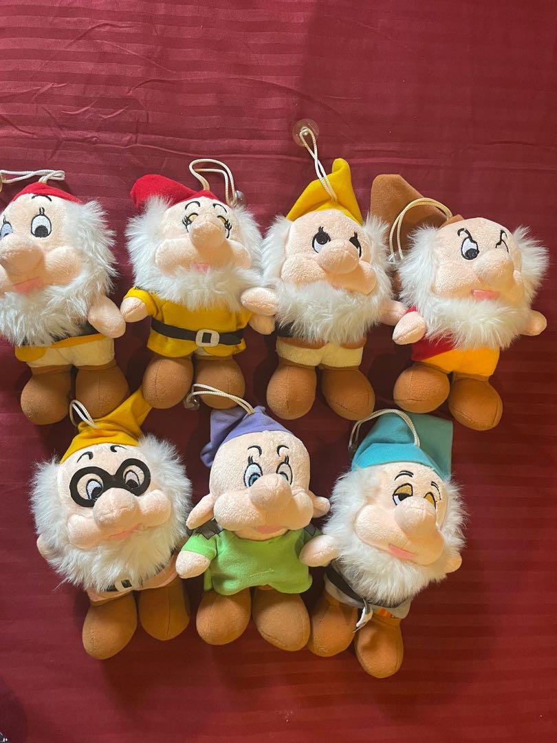 Seven dwarfs plush set top