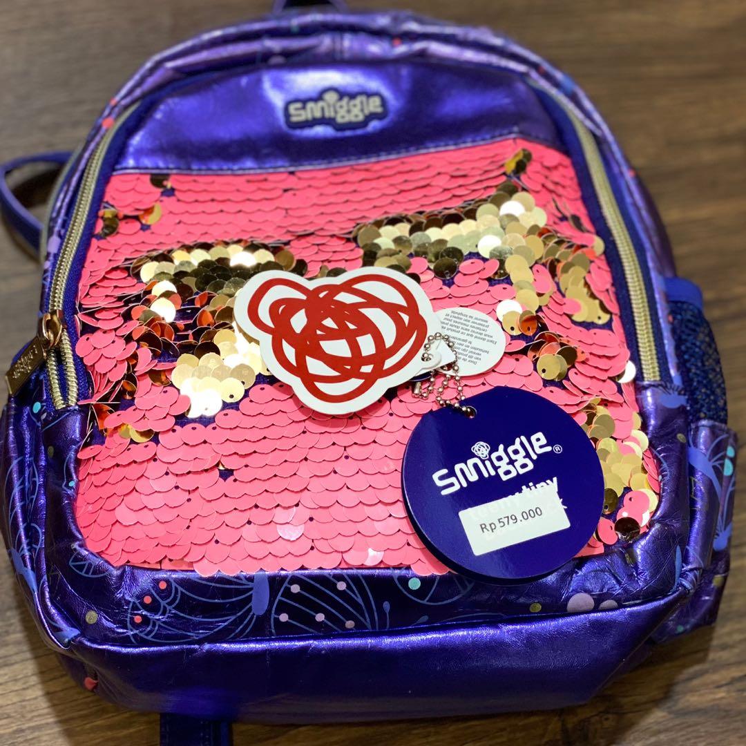 Smiggle shimmy sequins tiny backpack