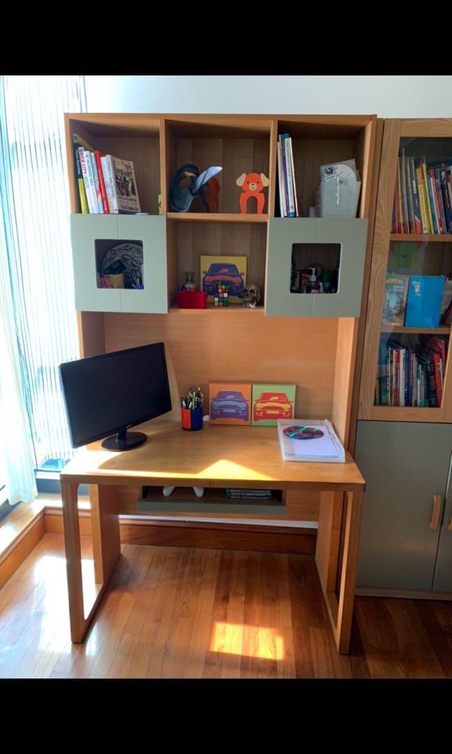 matching bookshelf and desk