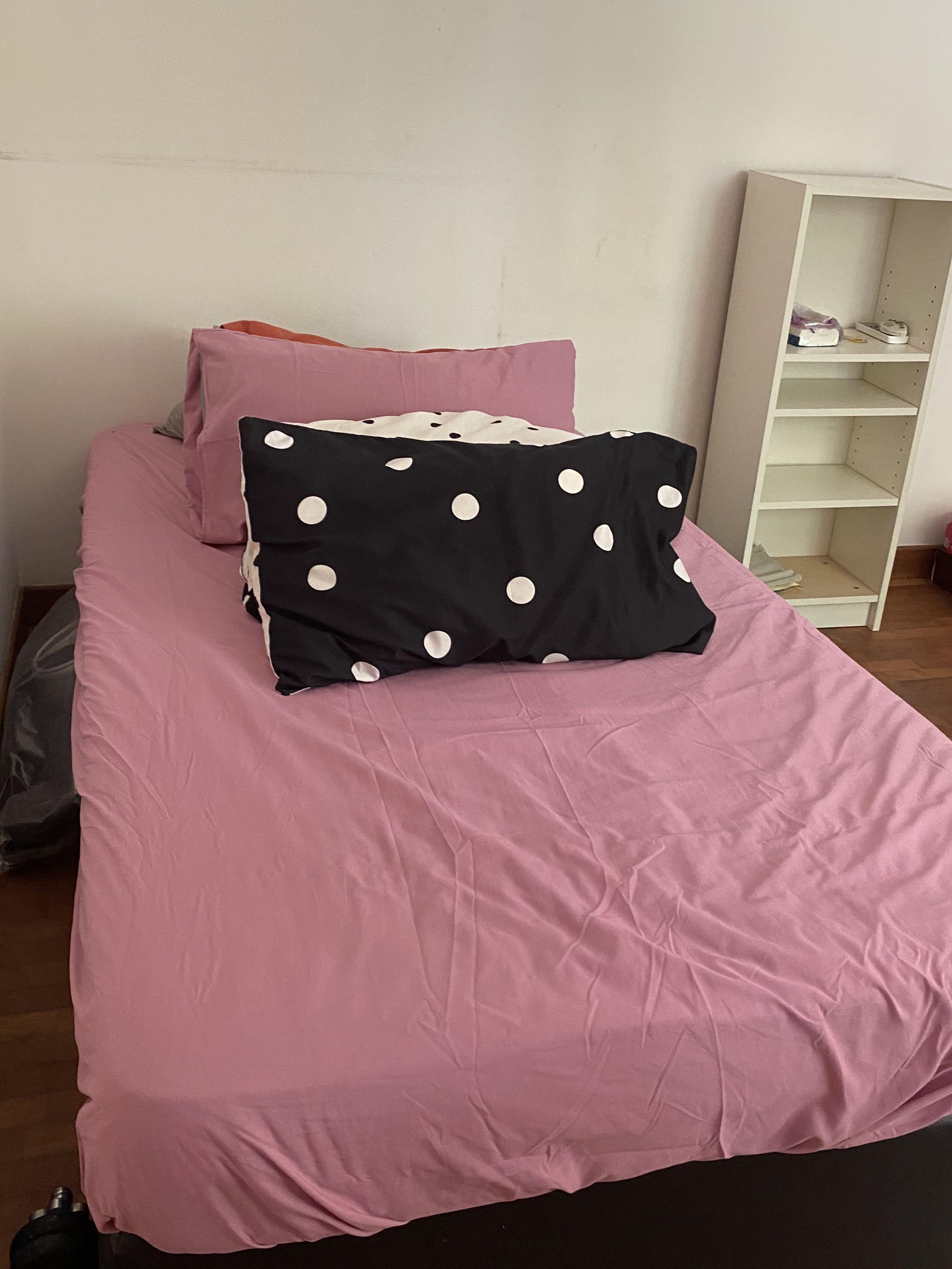 Super single bed and mattress, Furniture & Home Living, Furniture, Bed