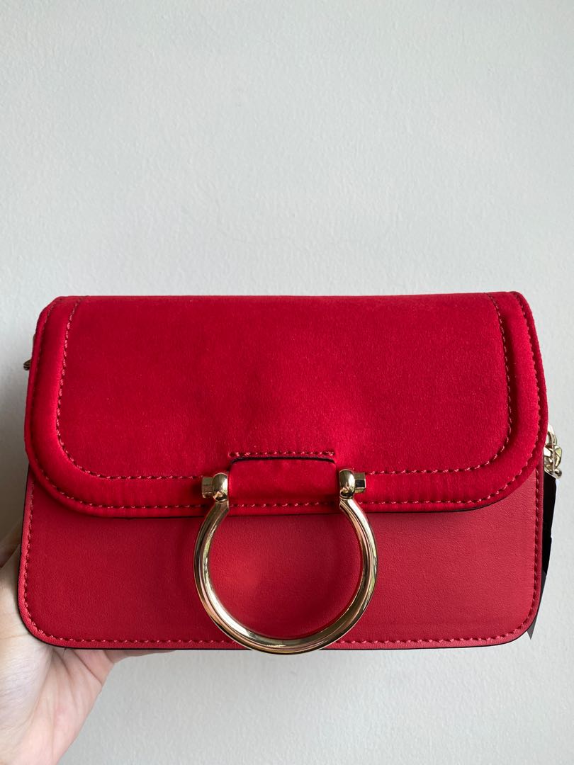 Topshop clearance red purse