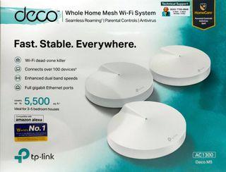 TP-Link Deco M5 AC1300 Smart Home Mesh Wi-Fi System (1-pack)